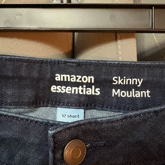 Amazon Essentials Dark Blue Skinny Moulant Jeans - Picture 1 of 2